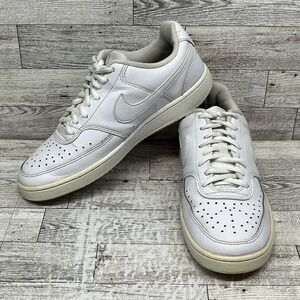 Nike Court Vision Triple White Sneakers CD5434-100‎ Women Size 7